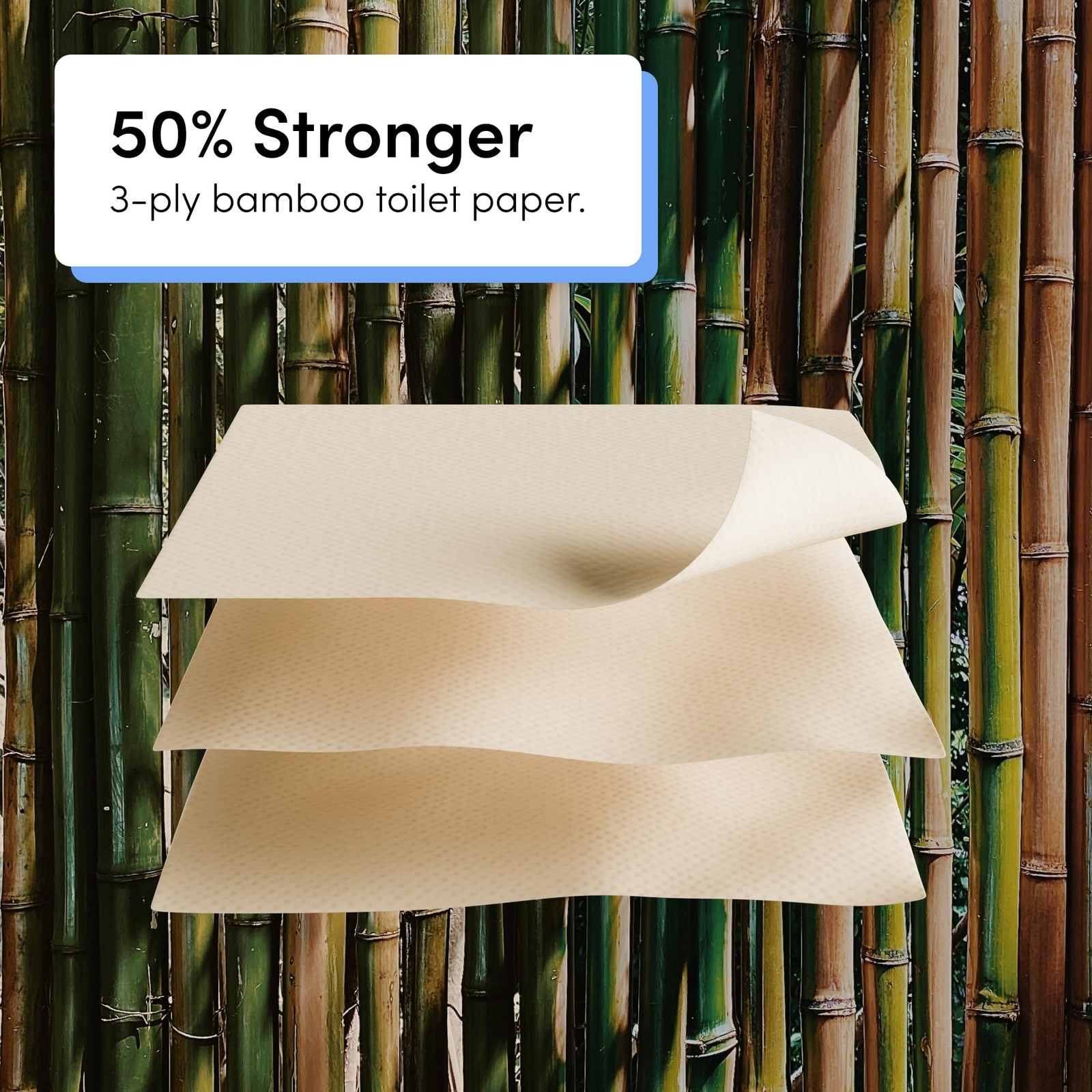 Tushy Premium Bamboo Toilet Paper 3 Ply 300 Sheets Per – 36 Pack