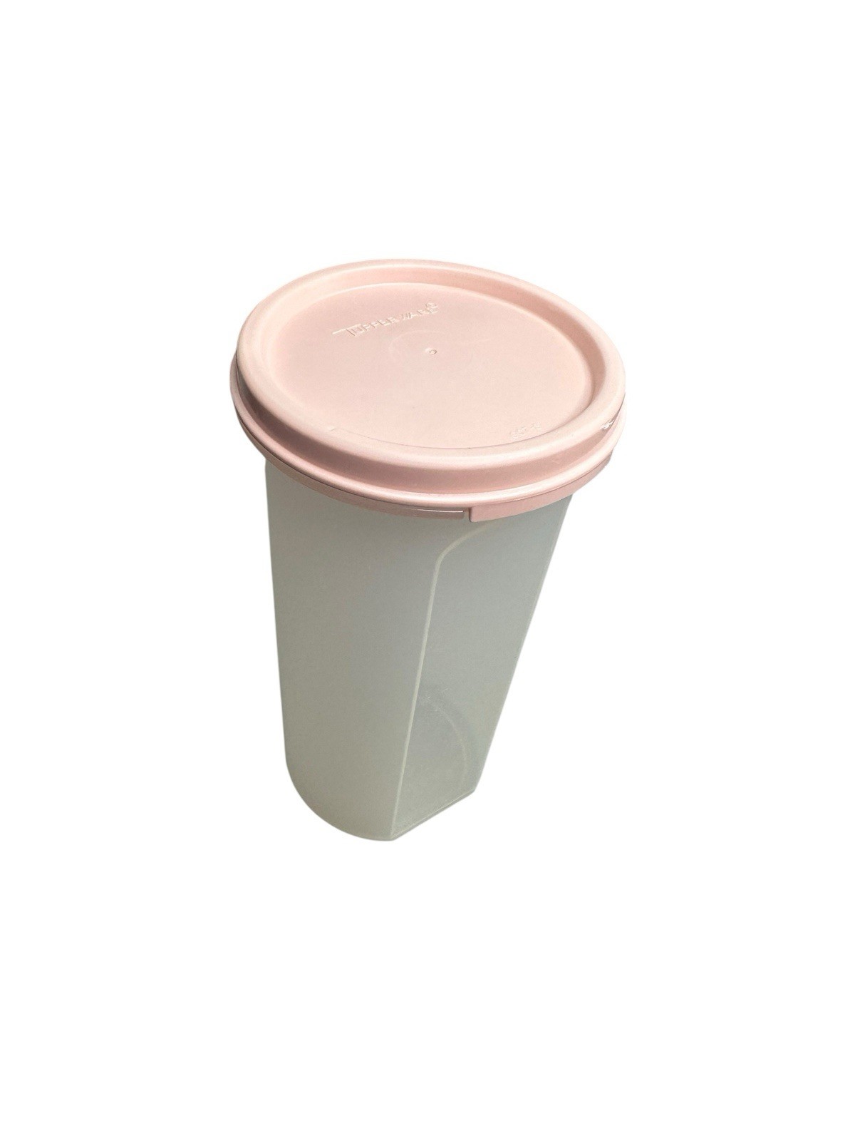 Vintage Tupperware Modular Mate #1641-32 Container w Pink Lid #1607-10
