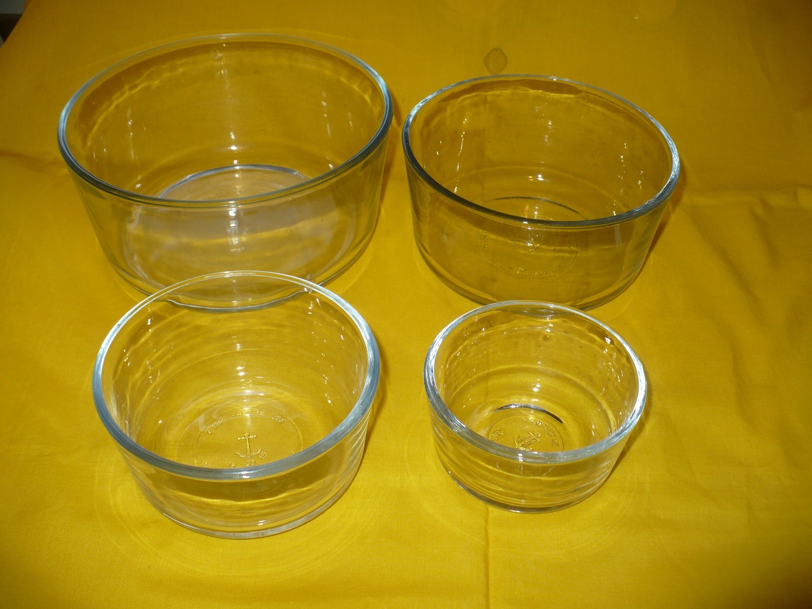 Anchor Hocking Glass Food Storage Containers with Plastic Lids 8-Piece Set