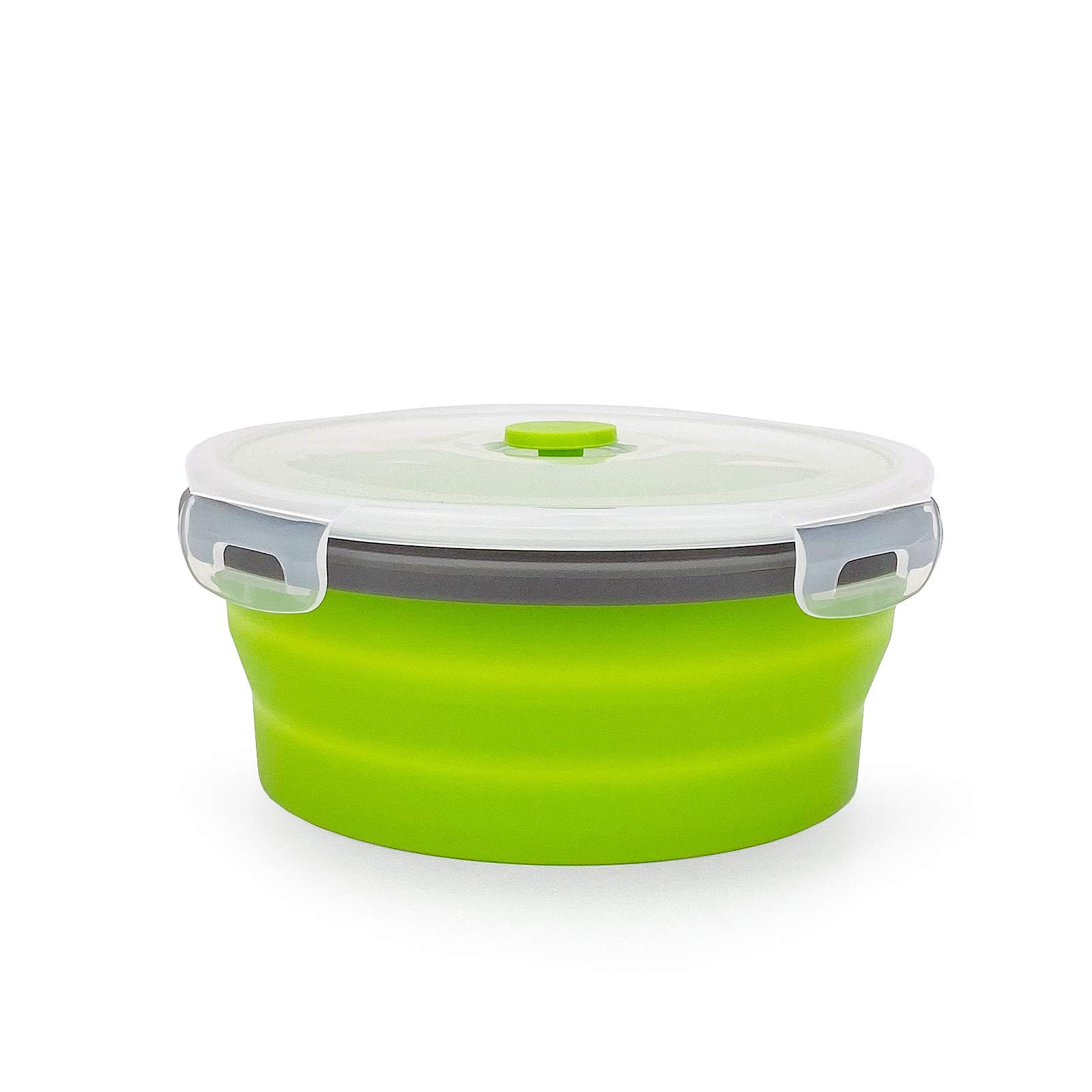 1200ml Large Collapsible Meal Prep Containers, Reusable Silicone Food Storage…