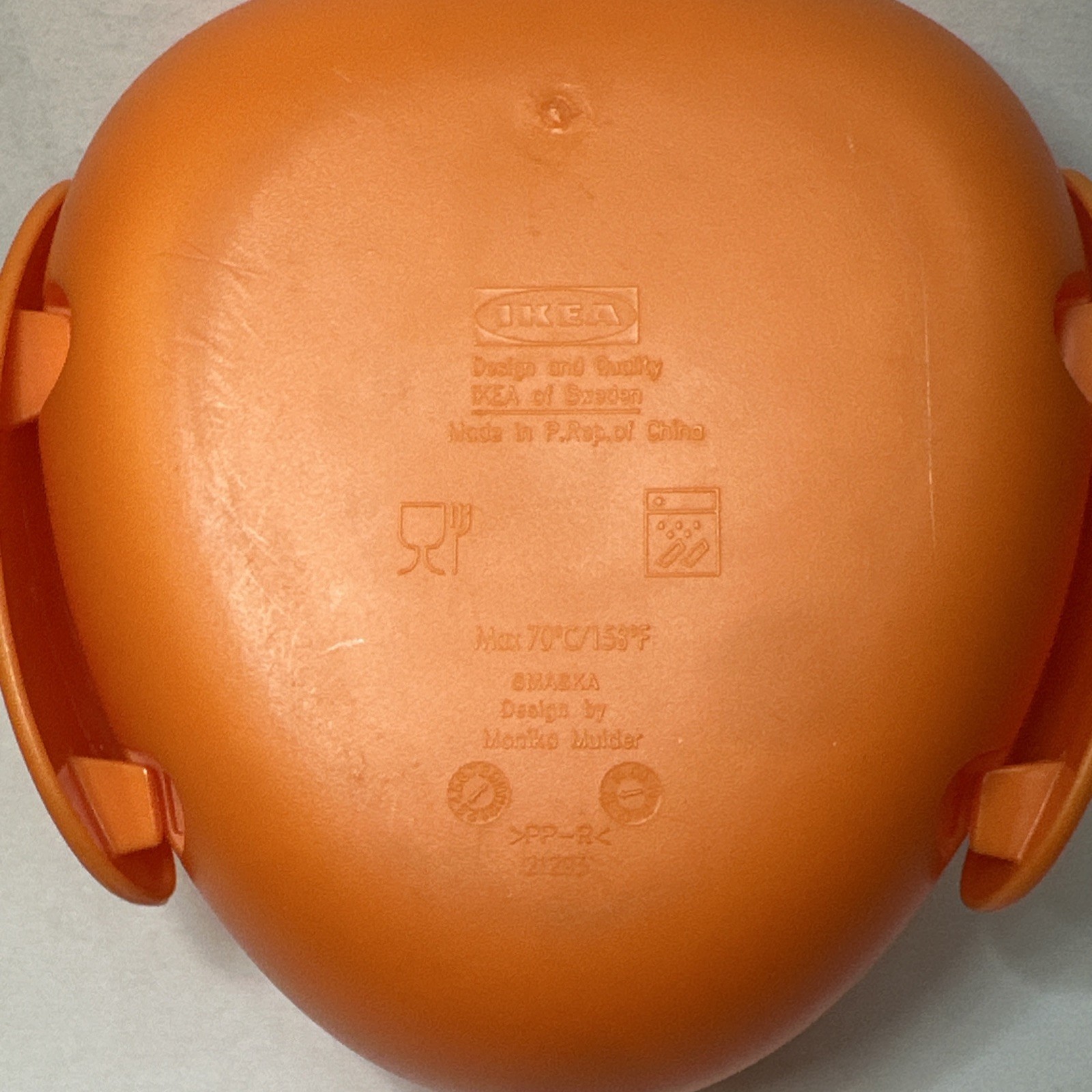 SMASKA Kids Lunch Box Puppy Dog Orange Storage Container Snack Camping IKEA