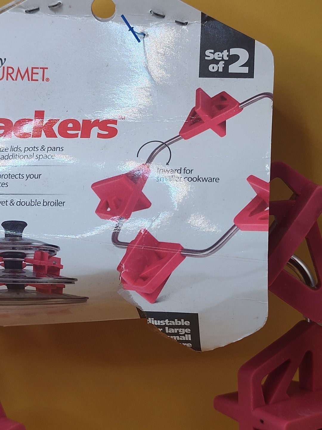 Stackers Set Of 2. Stack & Organize Lids, Pans And Pots. New With Tags Free Ship