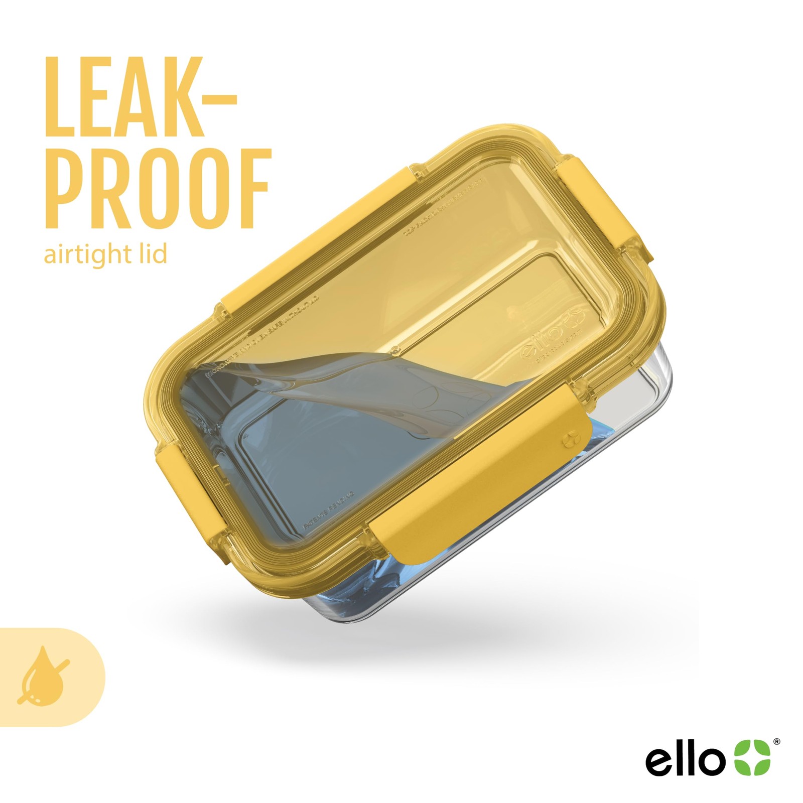 Ello Color Lock 3.4 Cup 10PC, 5 Pack Glass 5 x cups, Meal Prep: Festival