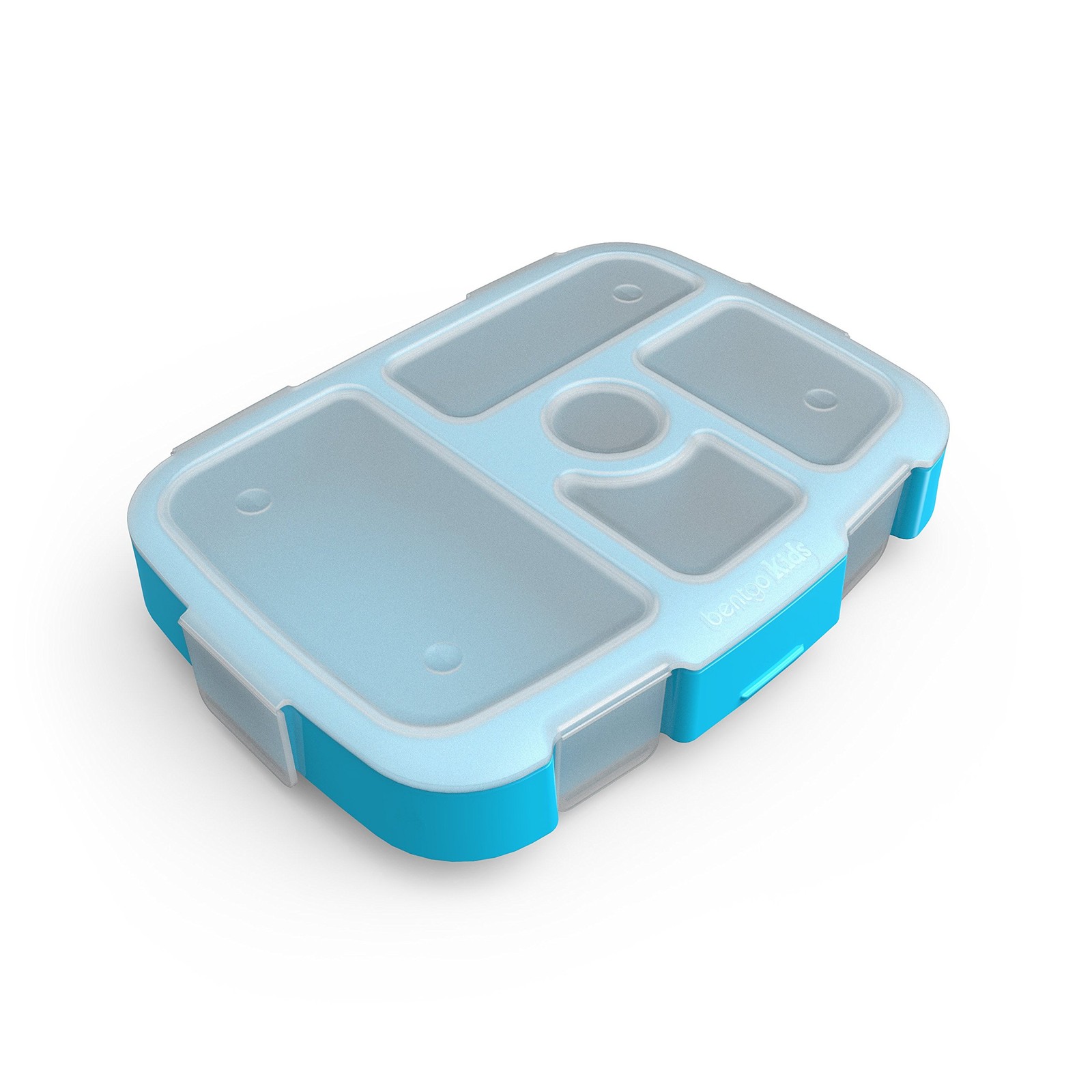 Bentgo Kids Brights Tray (Turquoise) with Age 3 to 7 Years, Turquoise