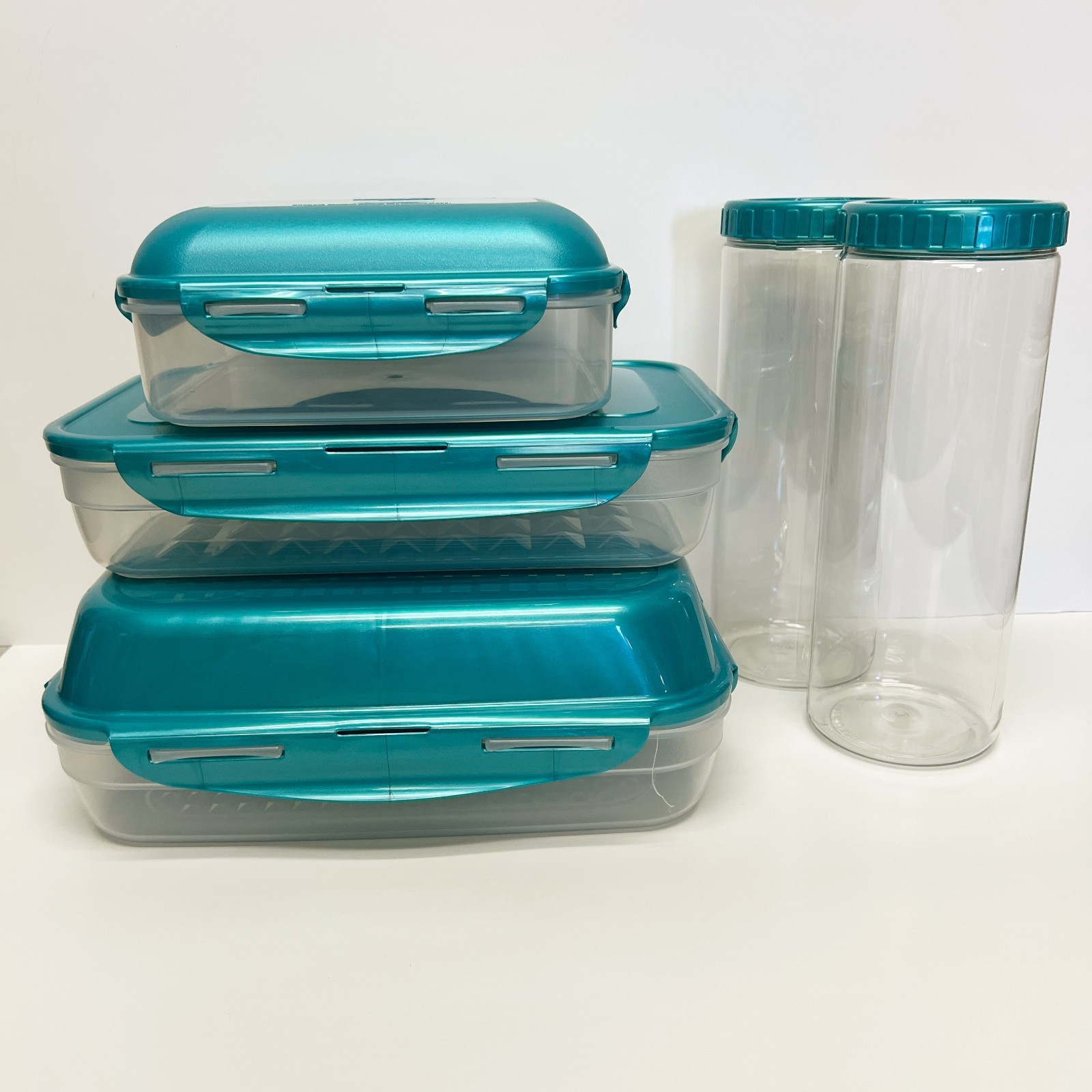 LocknLock Food & Pantry Storage Containers Set of 5 Various Styles NEW SPEARMINT