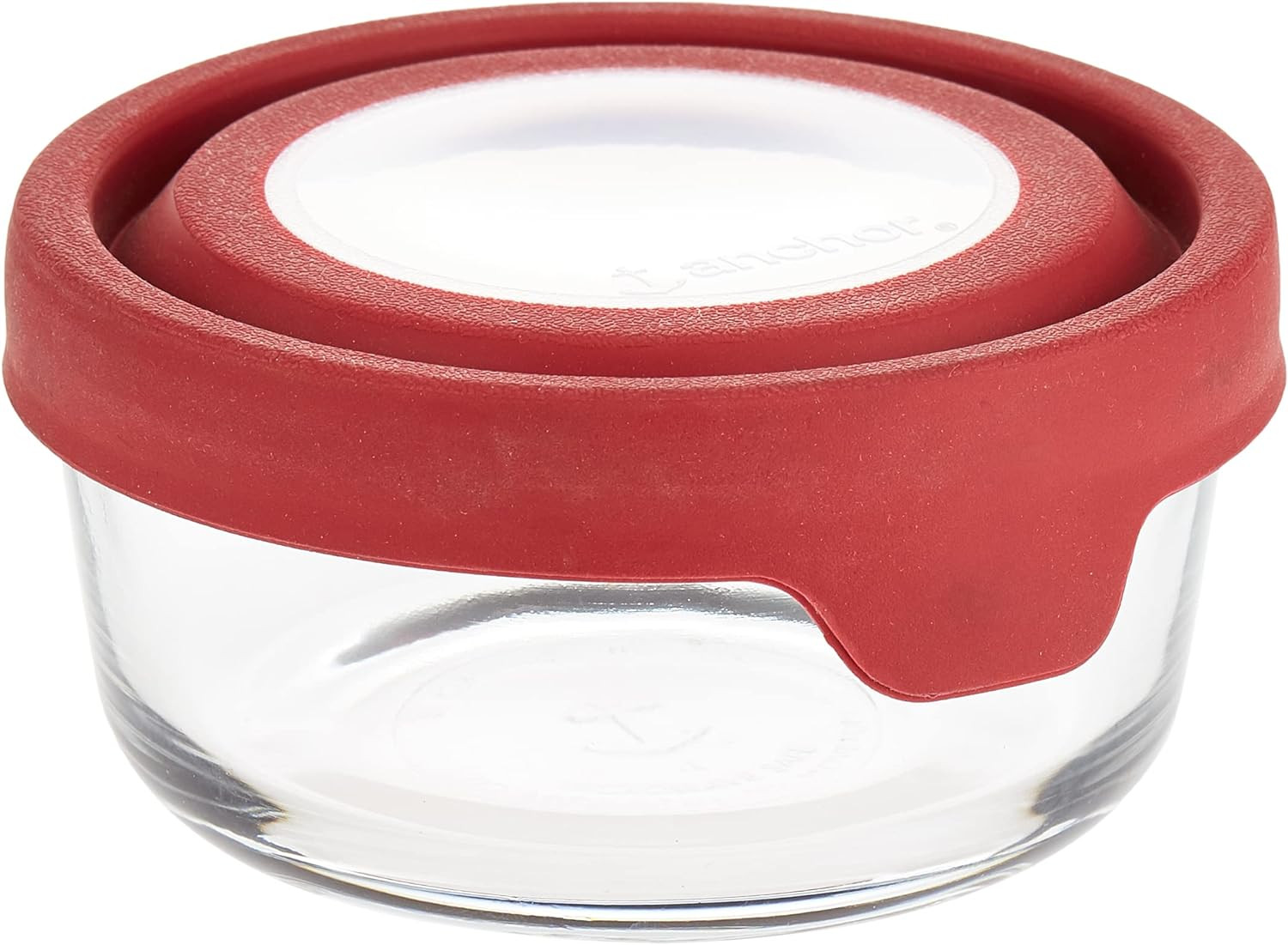 2 Cup Glass Storage Containers with Lids, Set of 6 Glass Food Storage Containers