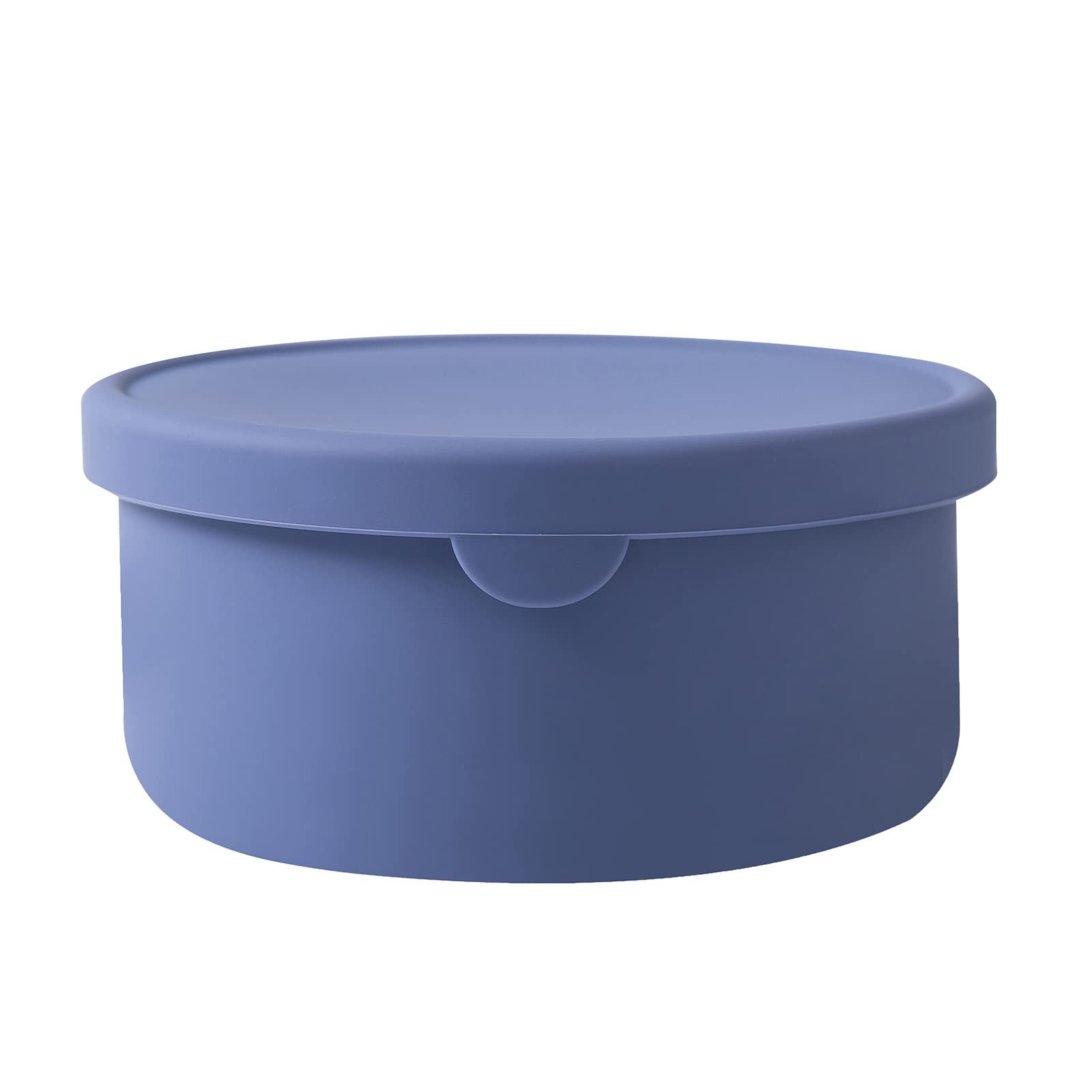 ROMERAN 24oz Silicone Food Storage Containers, Bowl With Indigo blue