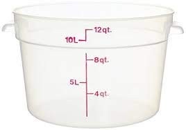Cambro Camware Bundle 6 &12 Quart 6 and 12 Quart, Translucent