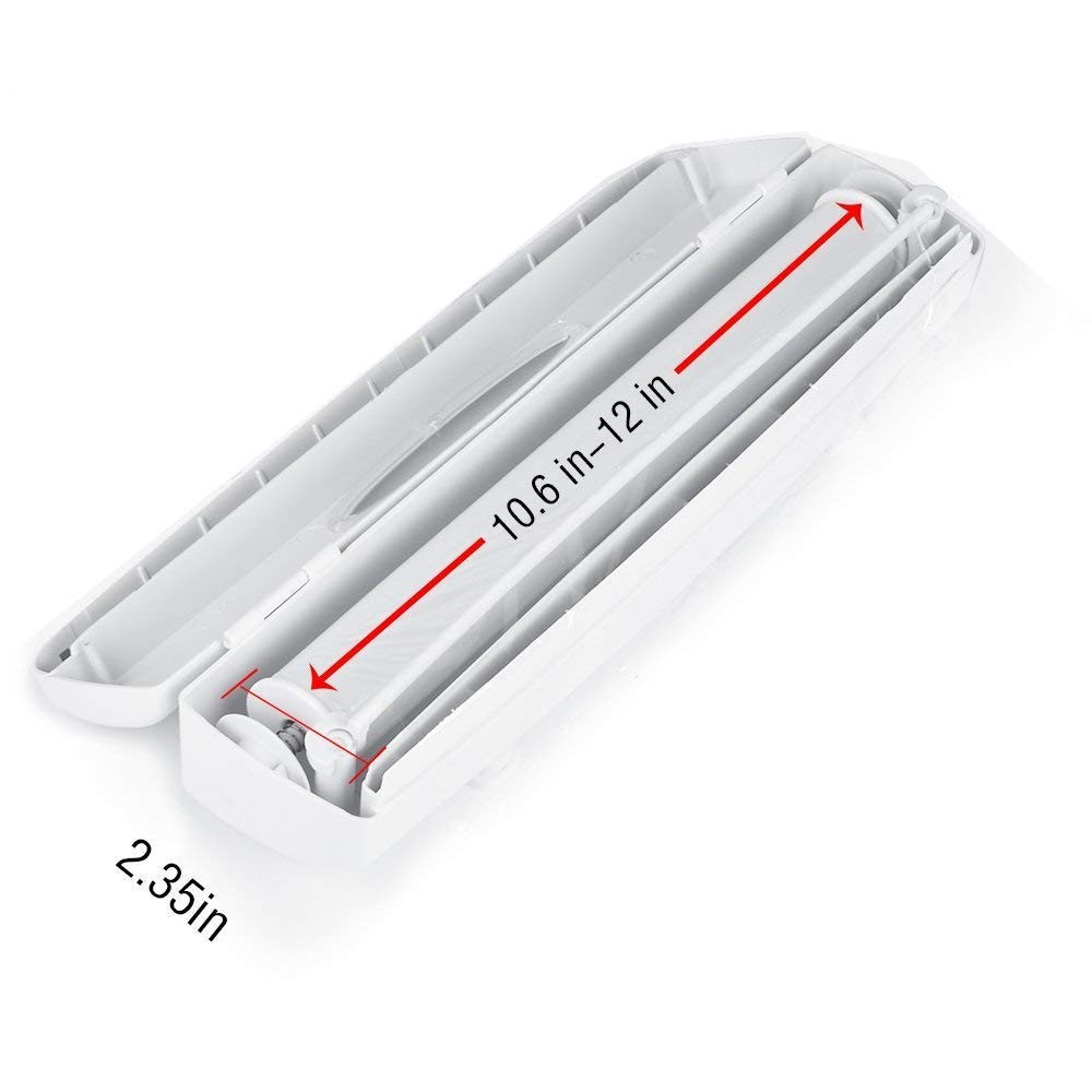 Plastic Wrap Cutter, Food Freshness Dispenser Preservative Film Unwinding Cut…
