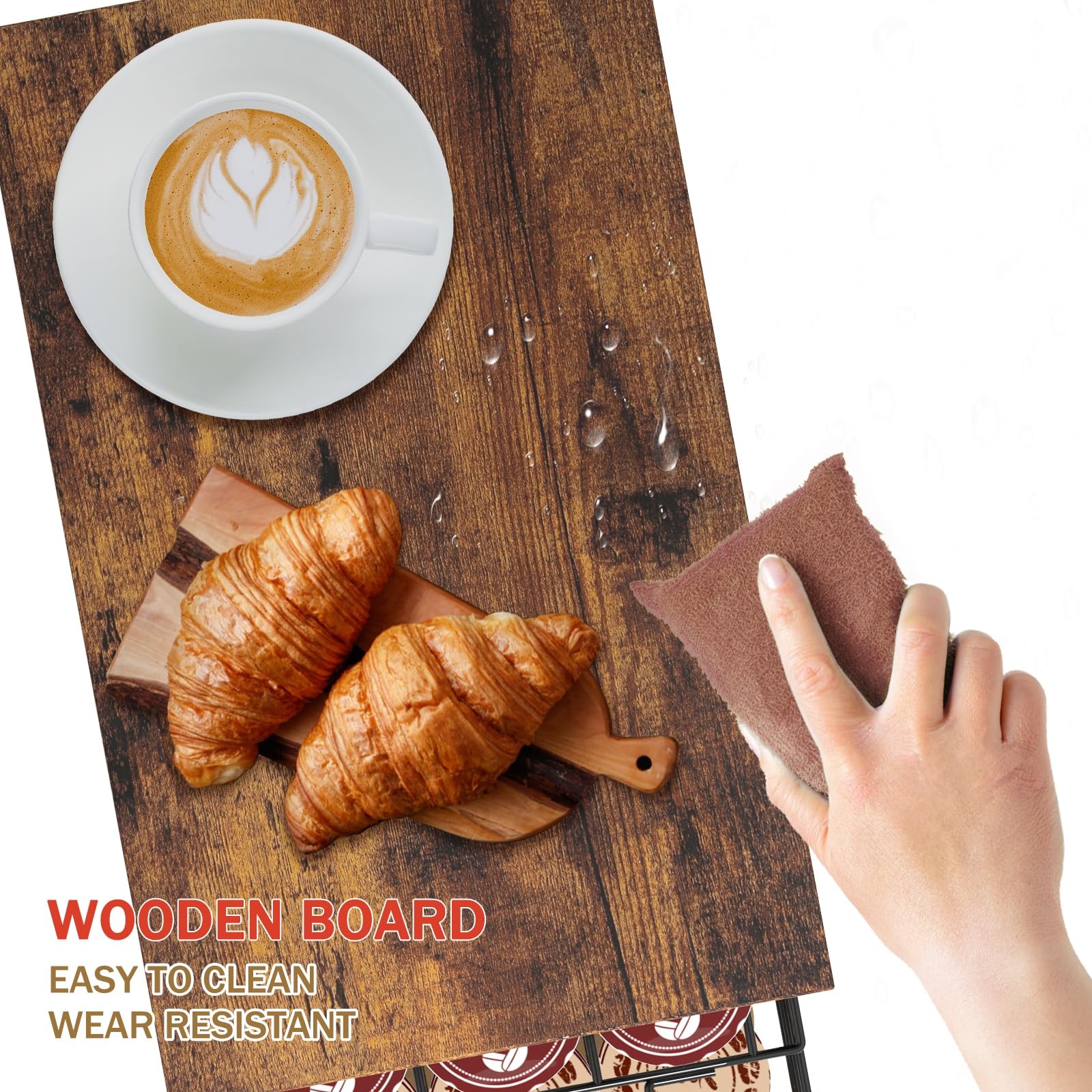NANANARDOSO Coffee Pod Holder for Counter, 5 Tier – 90 Pack, Black-90