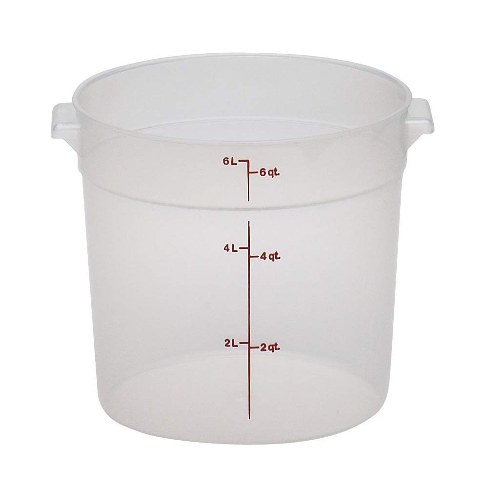 RFS6PP190 6 Qt Round Container Wirh RFSC6PP190 Translucent Lid