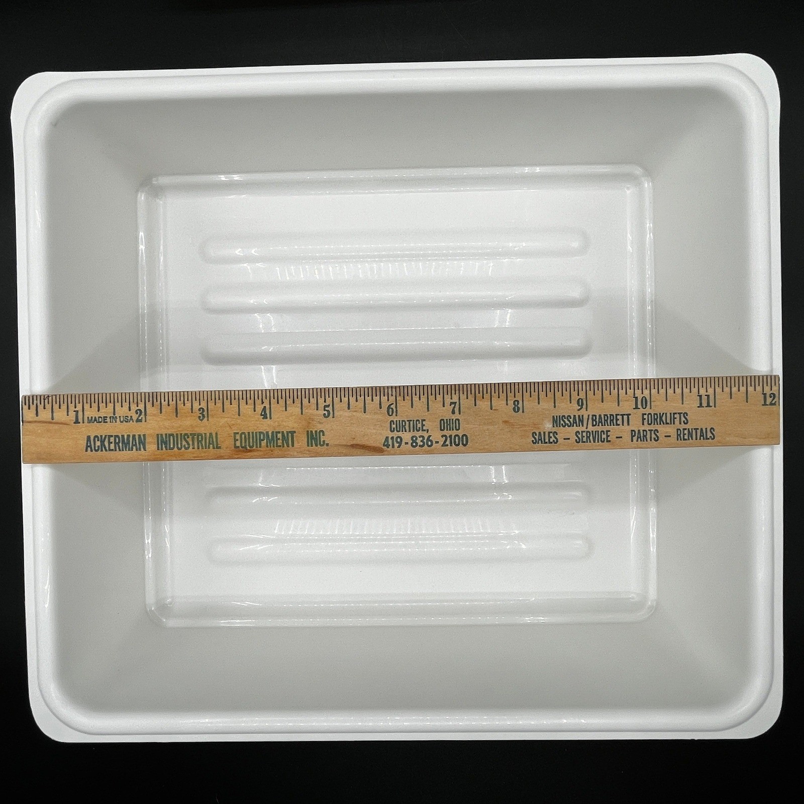 Vtg Igloo White Plastic Food Storage Container Lid Cooler Legend 11x10x3.5″ USA