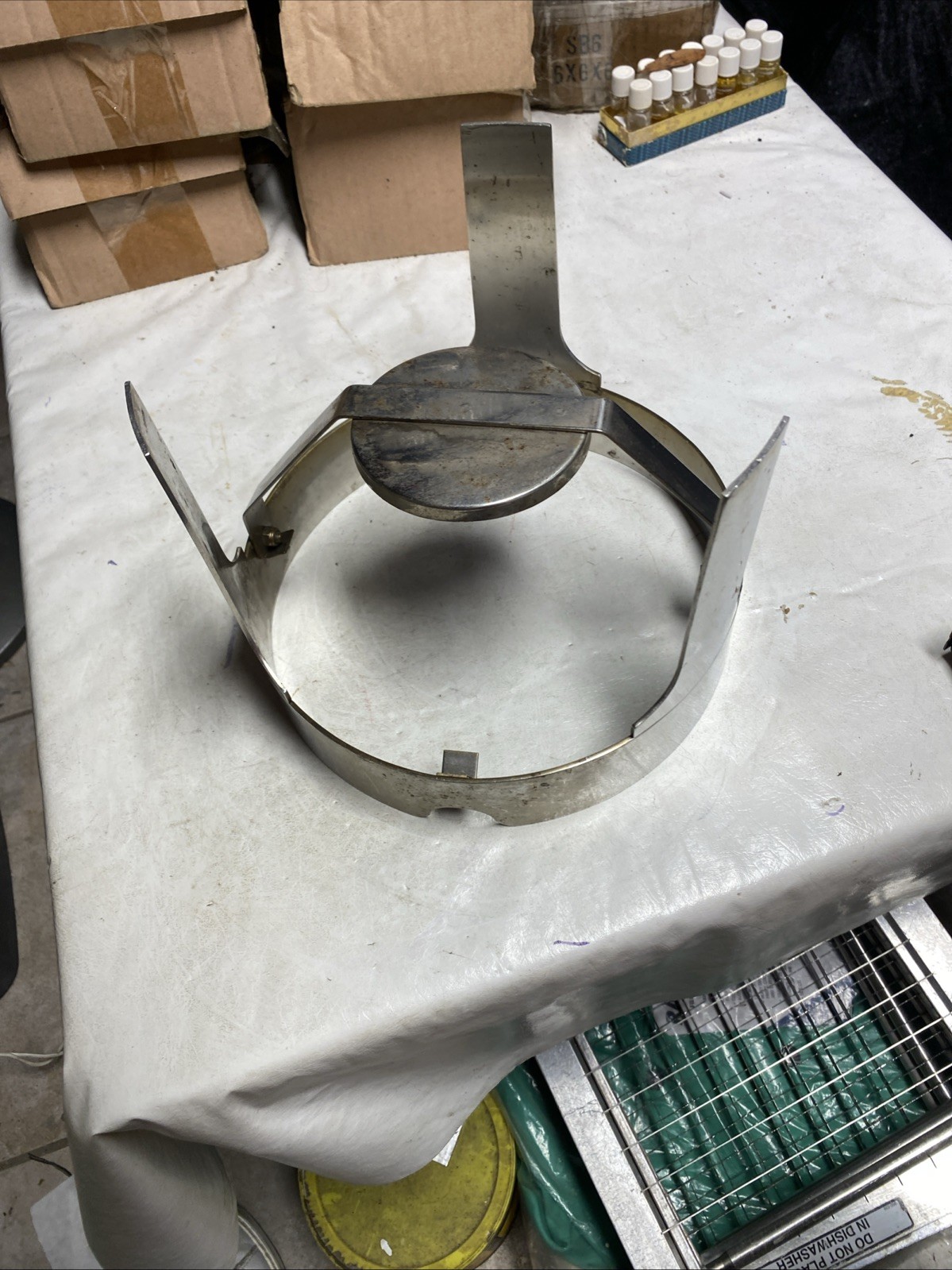 Browne Hot Beverage Dispenser Stand Stainless Drink Chafer Coffee 9” Dia. 3 Lot