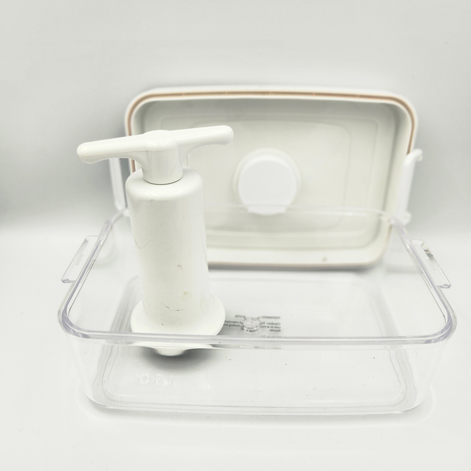 Clever Fresh Clever Container Vacuum Storage Container 1.5 Quart Size, With Pump