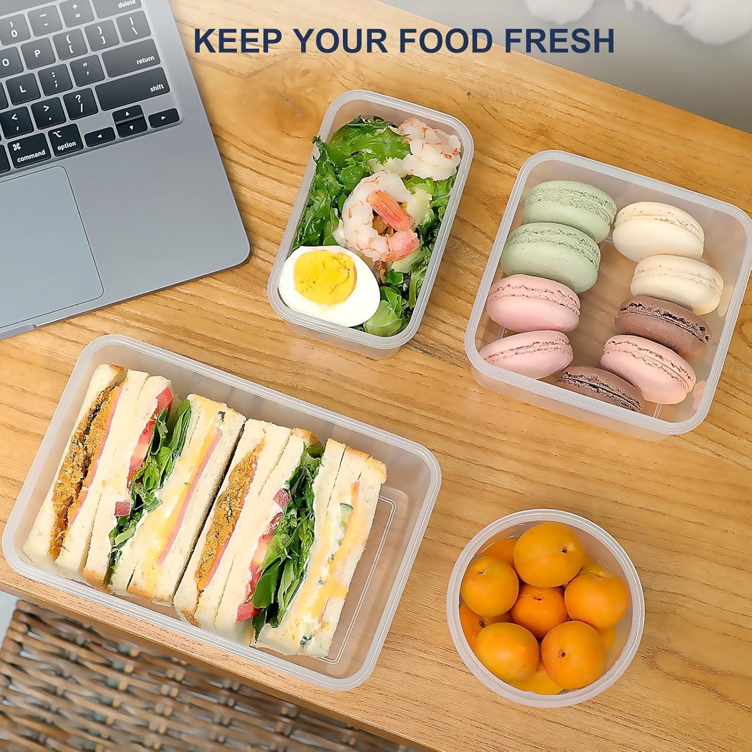 Large Food Storage Set – 60-Pc BPA-Free Containers with Pen
