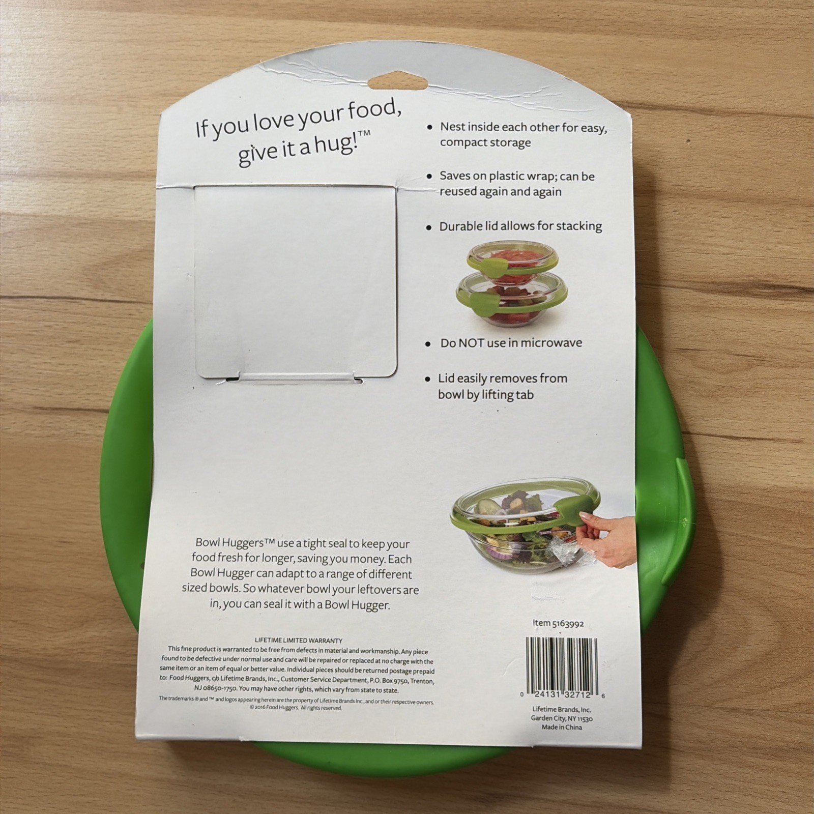 Farberware Bowl Huggers Fits 8” Diameter 5163992 Seal Keep Food Fresh Store