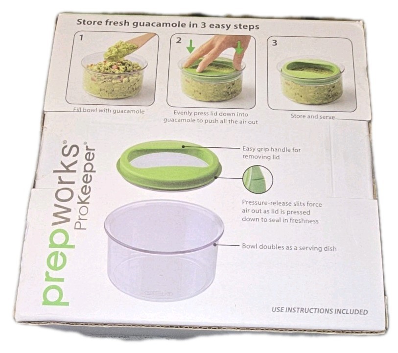 Prepworks ProKeeper 2 Cup Fresh Guacamole Keeper W/Air Tight Lid NIB