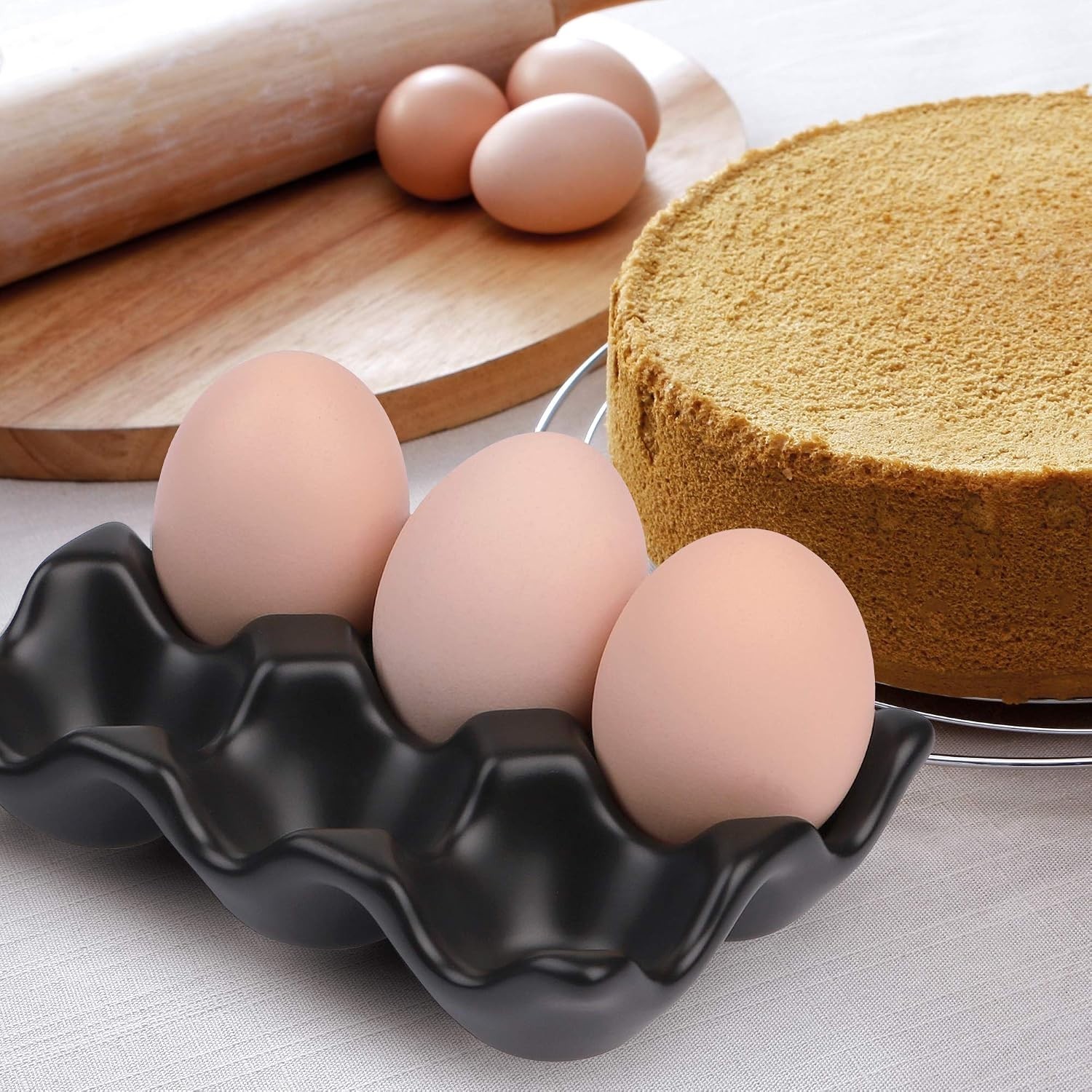 6 Cups Egg Tray Serveware, Eggs Dispenser, Egg Holder Set Kitchen Restaurant …