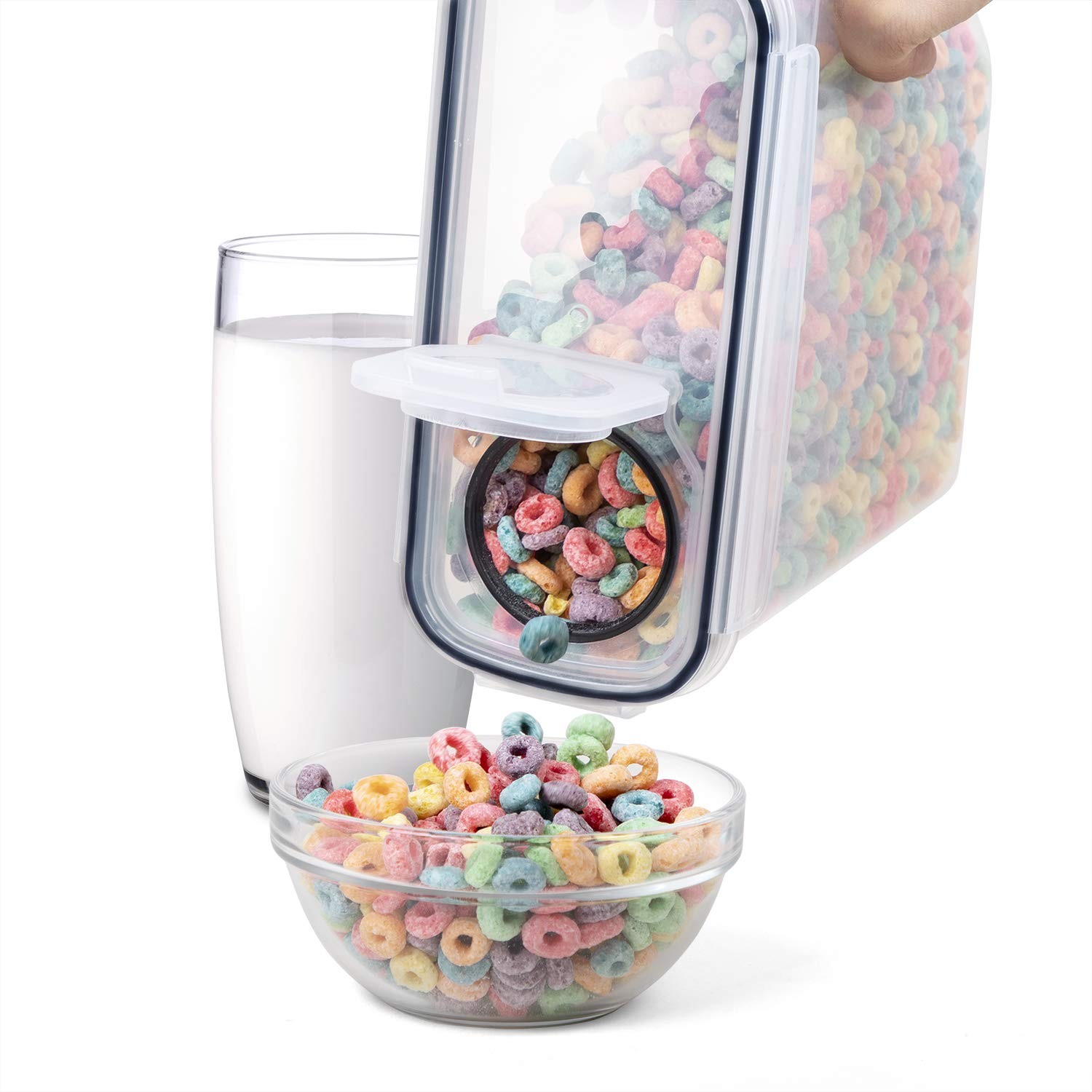 FOOYOO Cereal Containers Storage Set – 4 Piece Airtight 4 Piece, 4