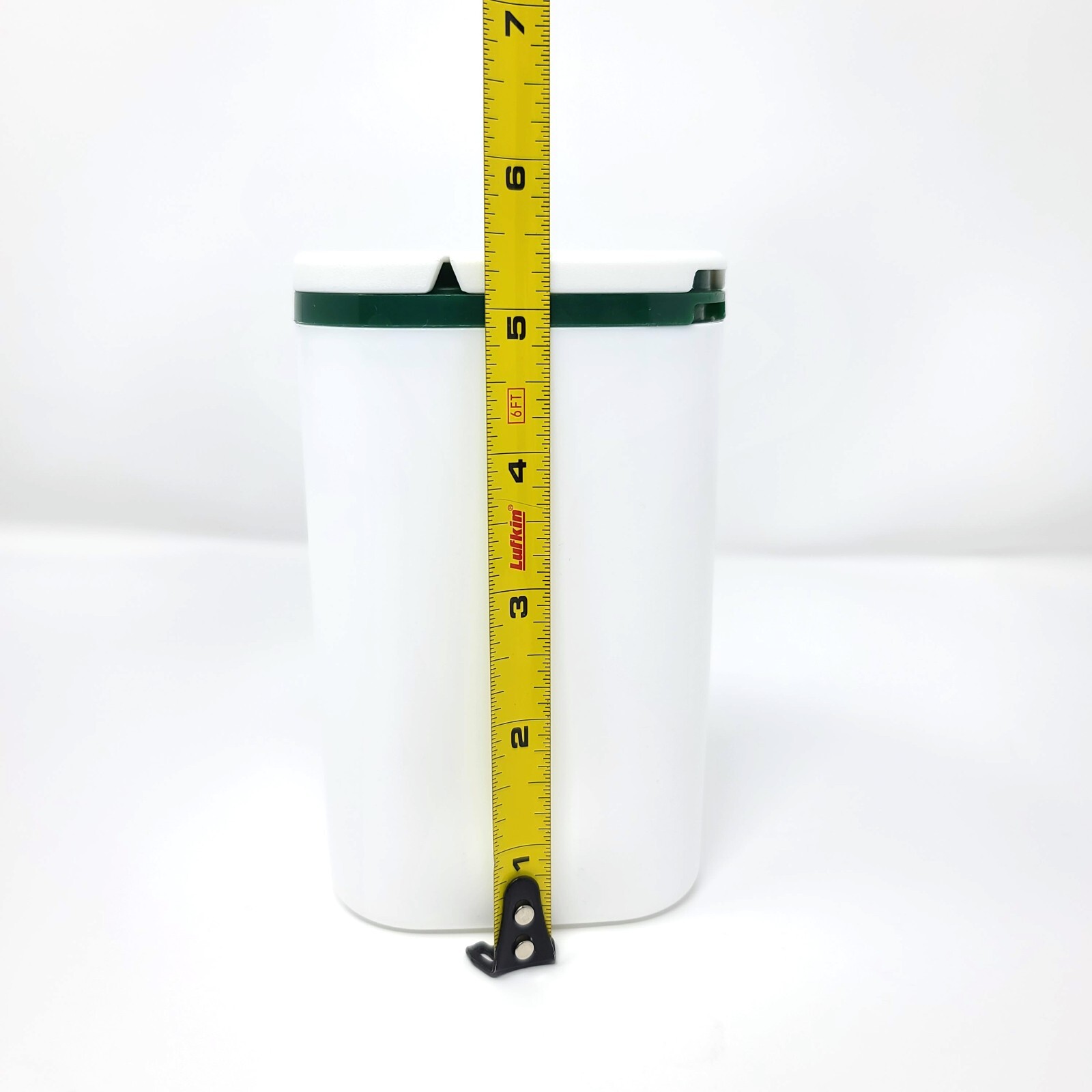 Tupperware Triangular Shaker #1630 for Parmesan Cheese or Spices White & Green