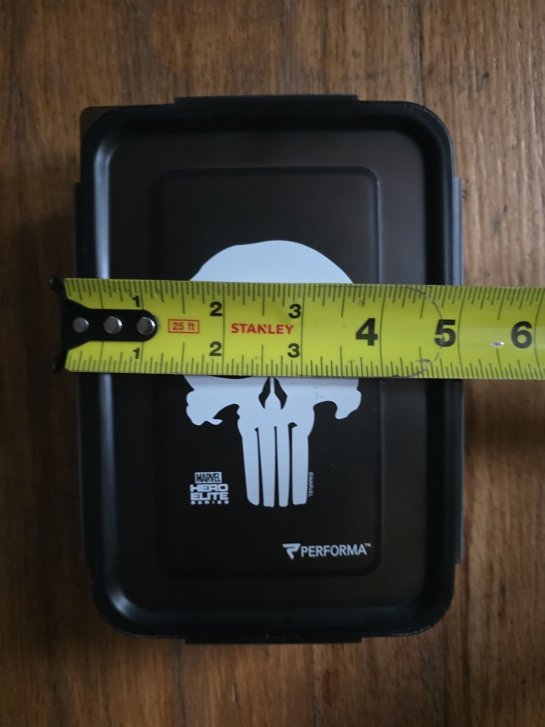New Performa x Marvel Punisher Plastic Food Storage container with locking lid