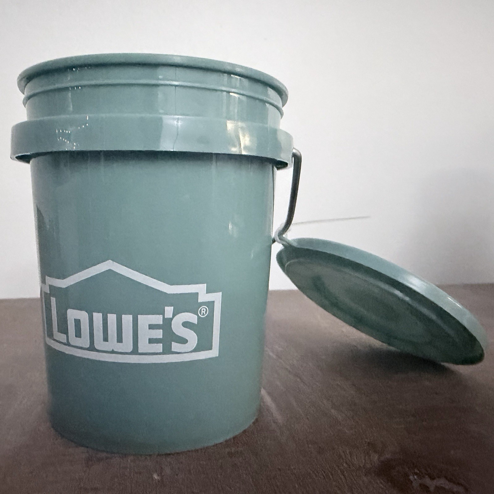 Lot of 5 Lowe’s TEAL 0.42 Qt – BPA-Free Mini Bucket w/Lid Viral Fast Shipment