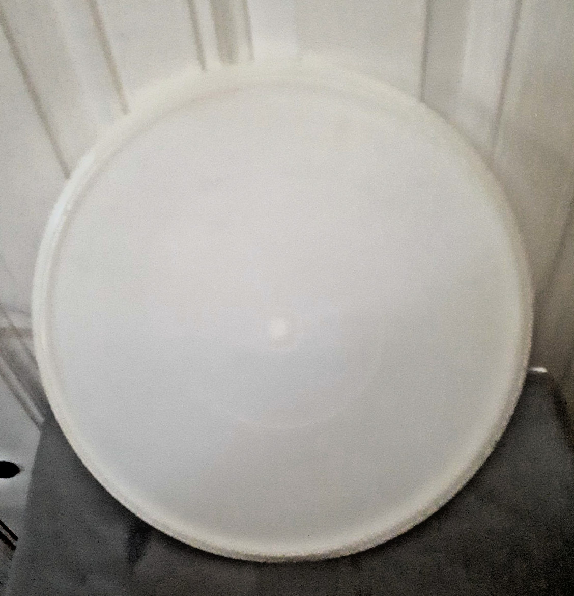 Vintage Tupperware Cupcake Muffin Pie Storage Keeper #242 W/LID #224 Clear Round