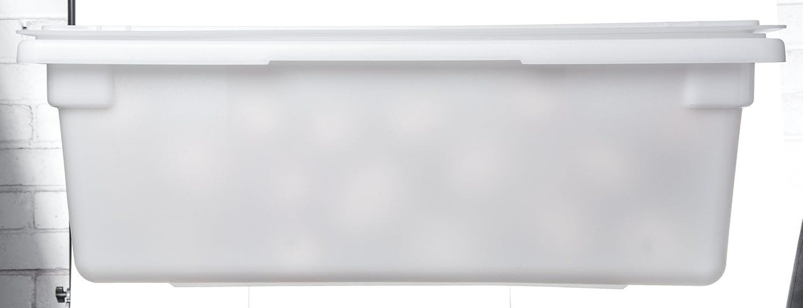 Storplus 12.5 Gallon Stackable Food Storage Containers – Pack of 4, White