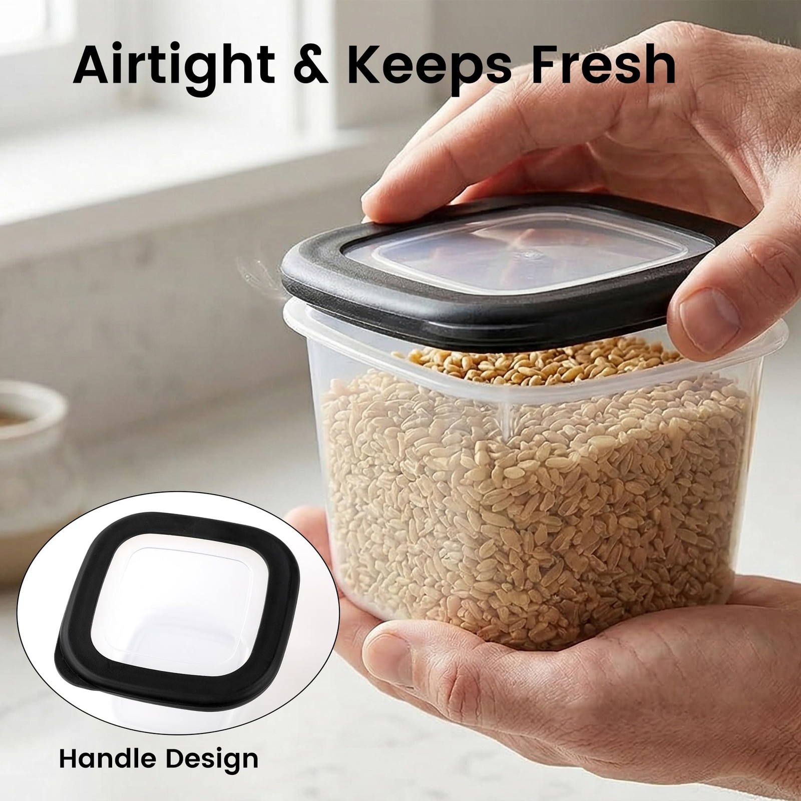 Airtight Storage Containers with Lids, Set of 12 Storage Containers, Kitchen …