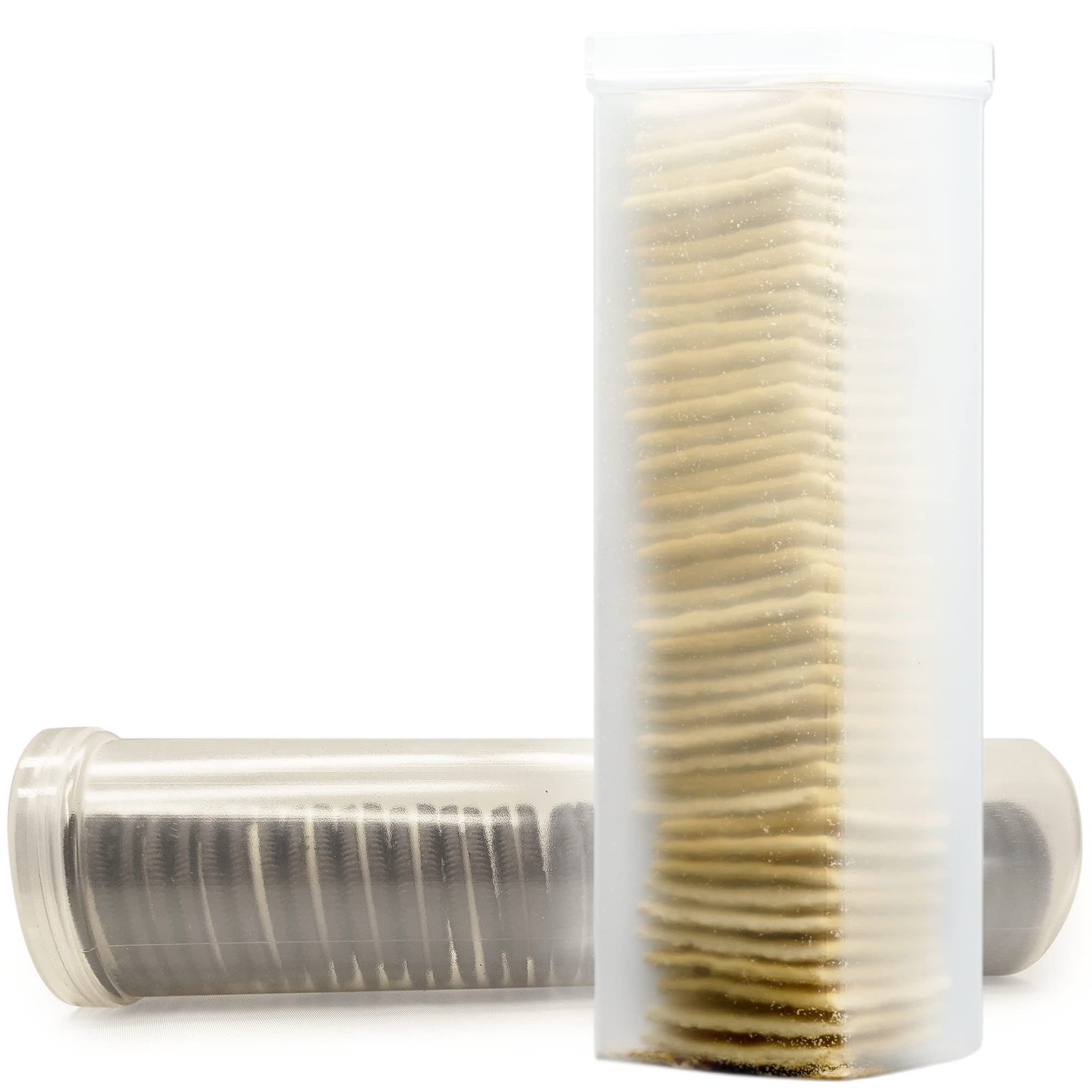 Set of 2 – Saltine Cracker Sleeve Storage Container/Cookie Stay Fresh Clear