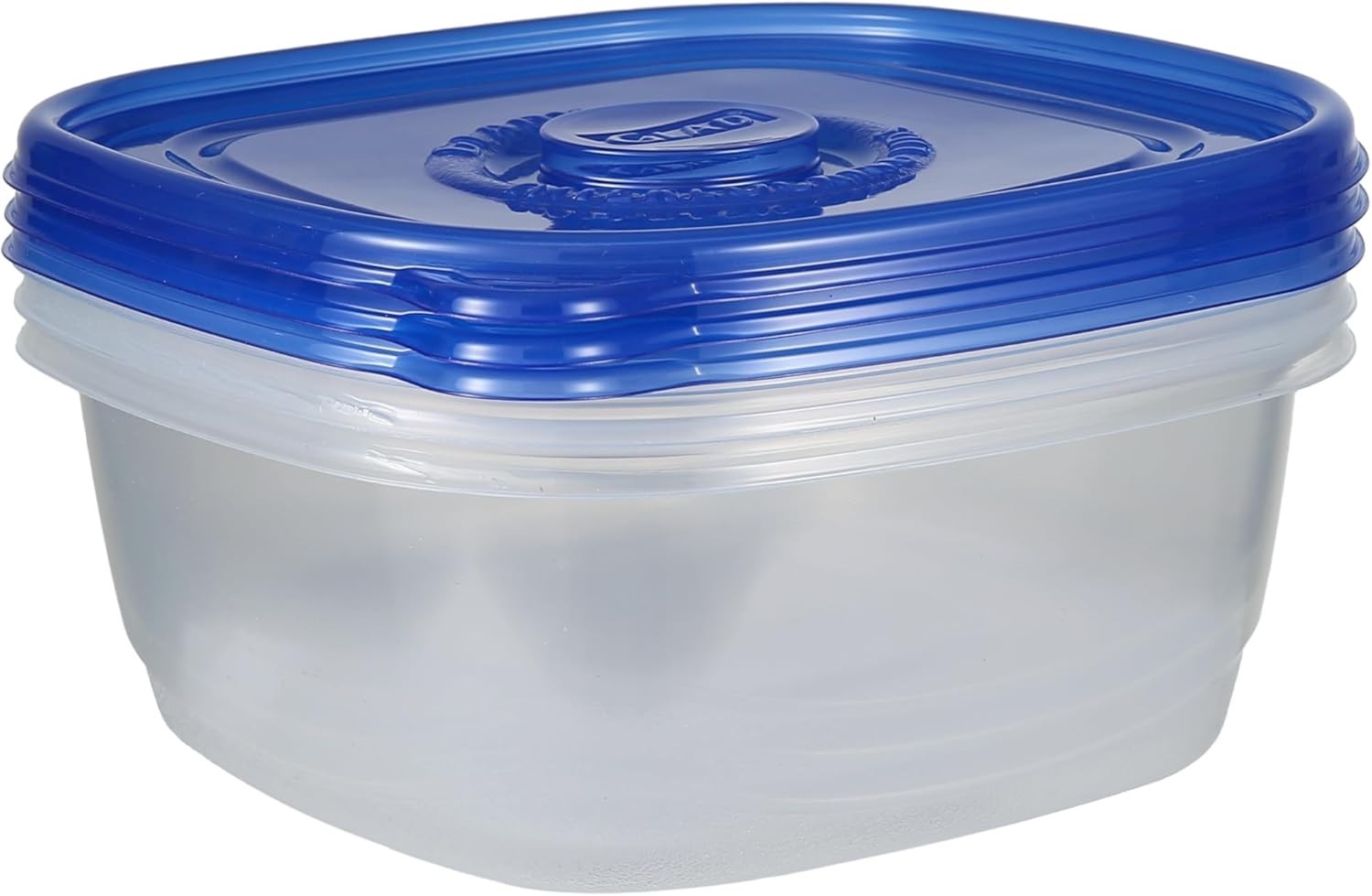 Ware XL Square Food Storage Containers with Lock Tight Lids, Family Size BPA …