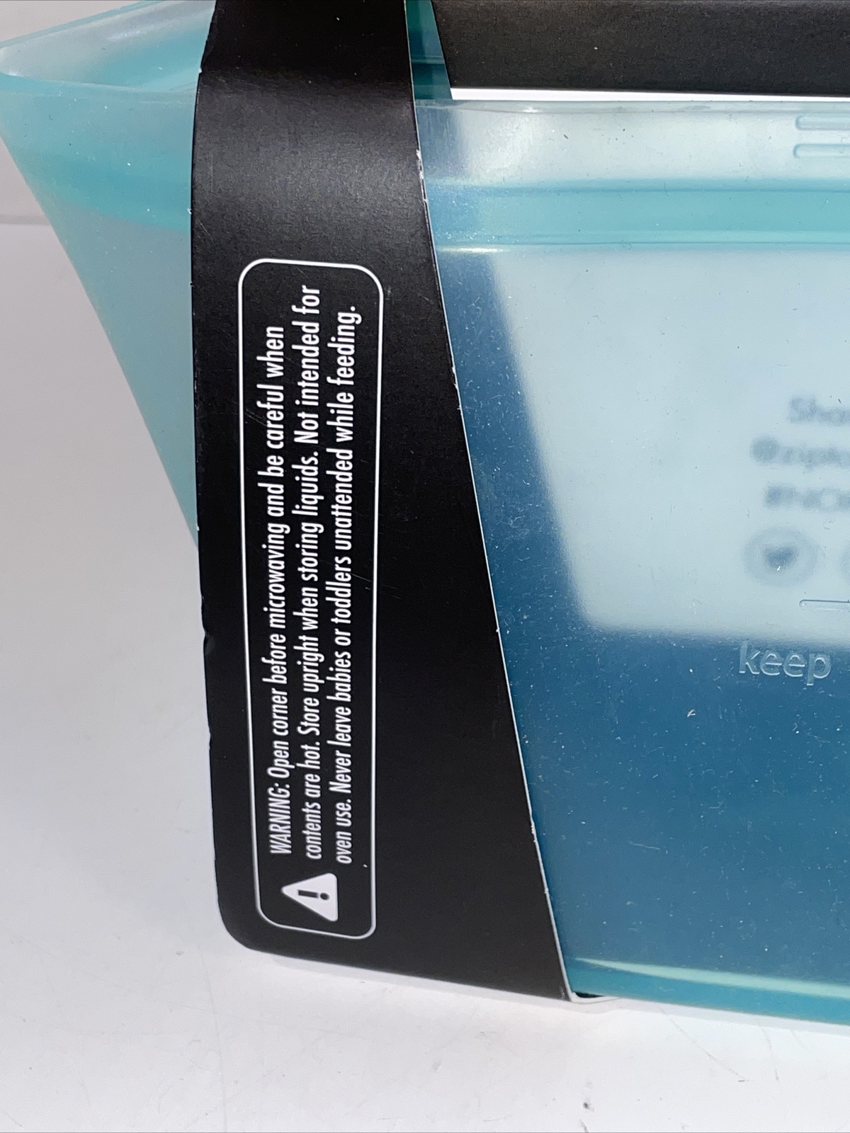 NEW Zip Top Reusable Containers – 1 Medium Dish 24 Oz Teal Color