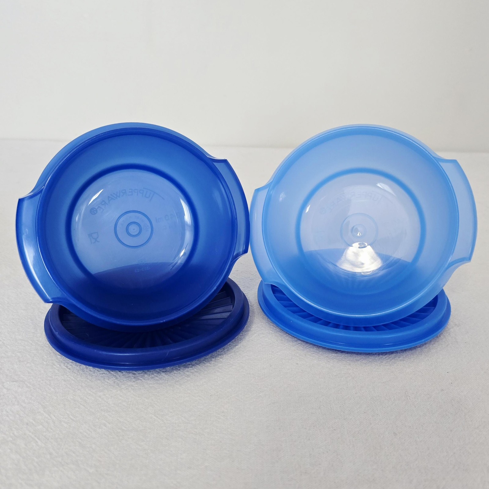 Tupperware Servalier Bowls 1 1/4 Cup With Seals Set Of 2