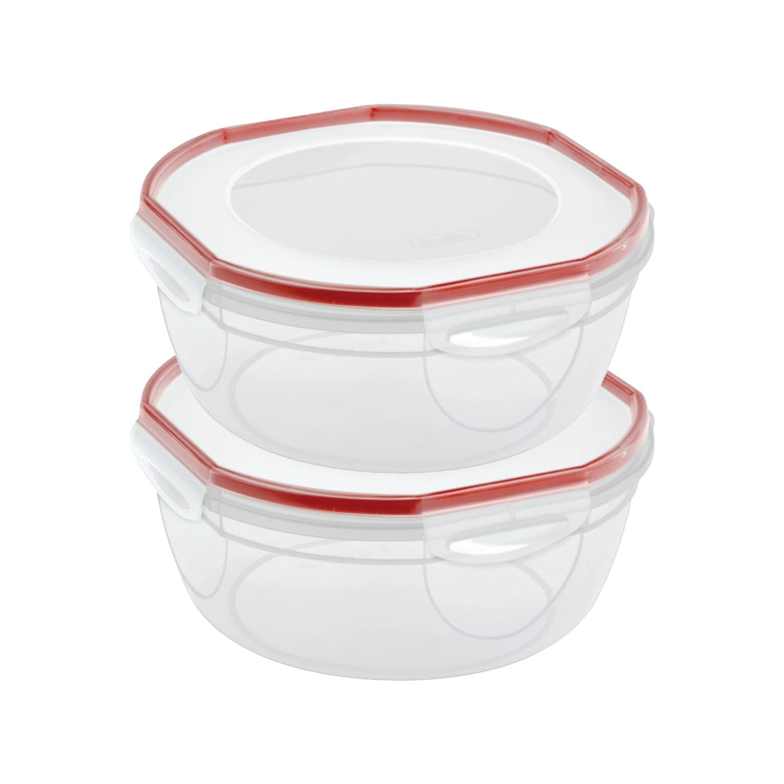 Sterilite Ultra-Seal 8.1 Qt Bowl, Large Airtight Food Quart, Clear
