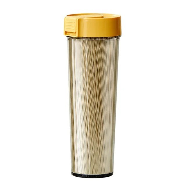 Kitchen Spaghetti Pasta Storage Container Airtight Noodle Dispenser Organizer