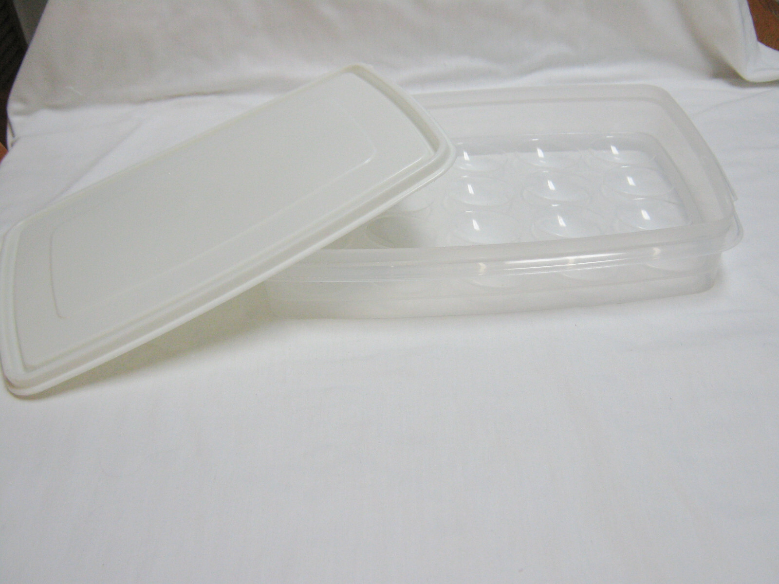 RUBBERMAID SERVIN SAVER DEVILED EGG STORAGE CONTAINER CARRIER W/ LID #0070