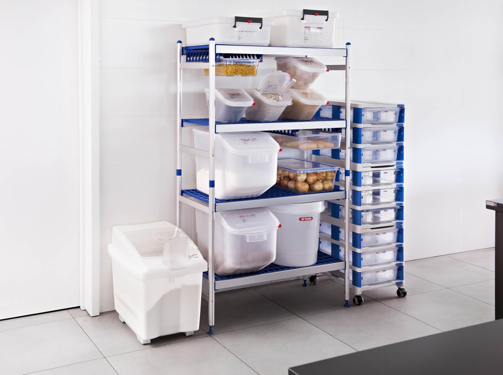 Ingredient Bin, Storage Container for Large Quantity Ingredients, Use in Comm…