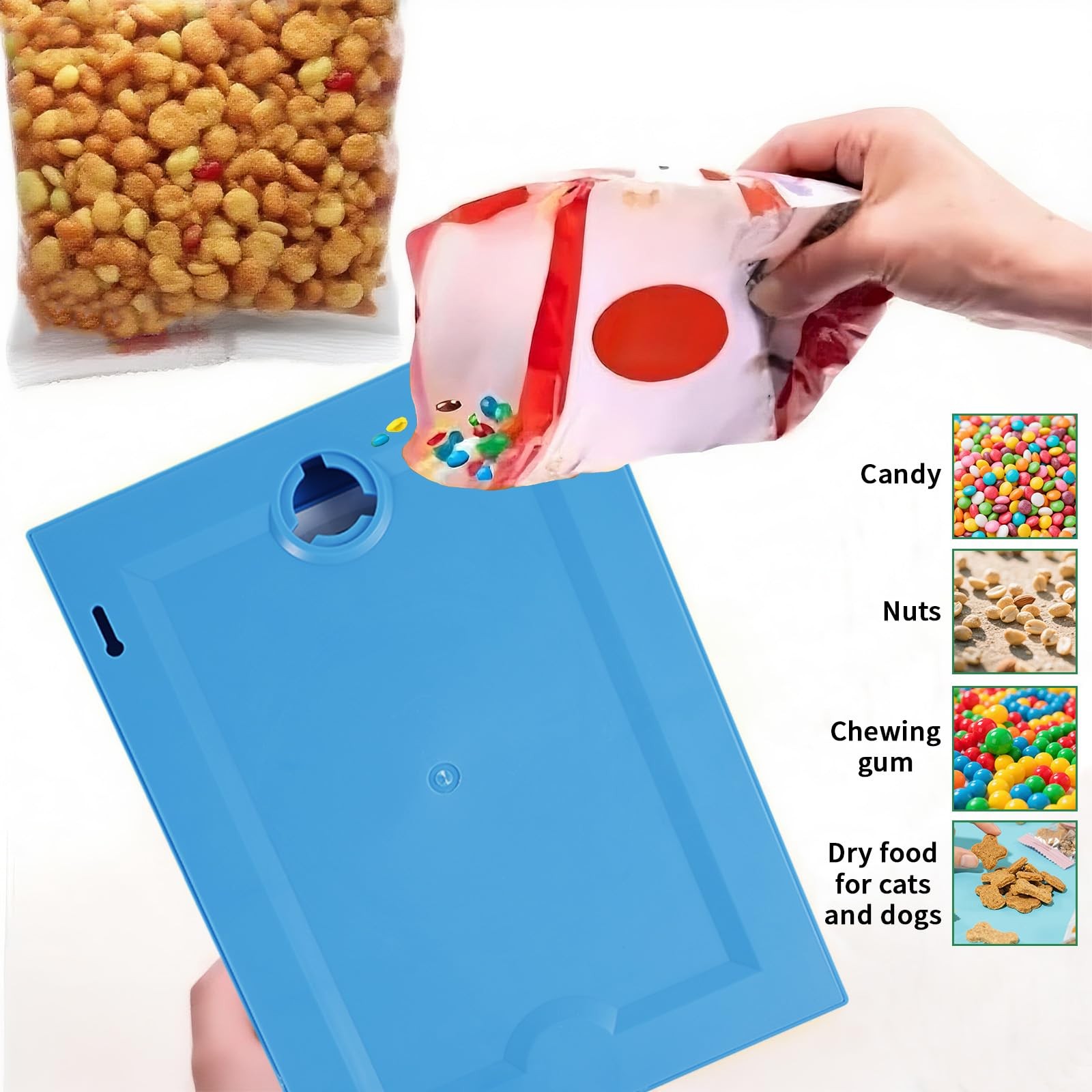 Candy Dispenser Picture Frame, Wall Mount Gumball Machine Creative Handy Cand…