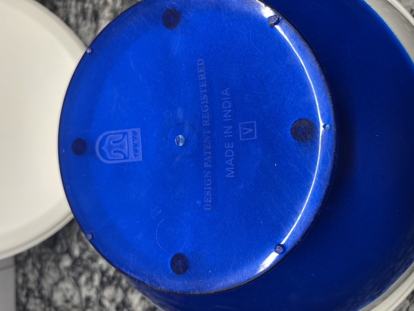 Pinnacle Tokyo Thermo Insulated Food Container Blue & White Pre-Owned Lot Of 2