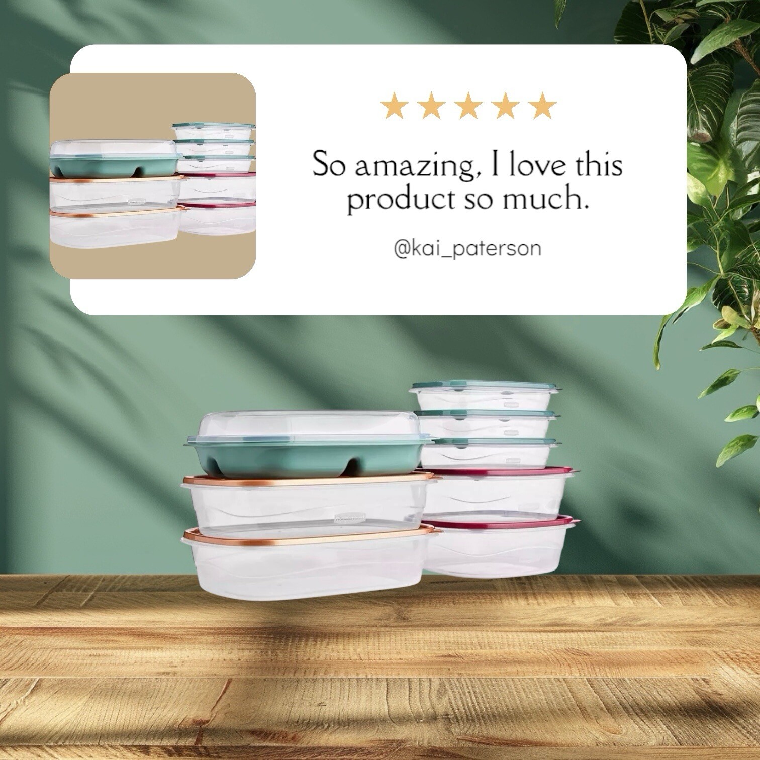 Rubbermaid Takealongs 16-Piece Food Storage and Party Platters