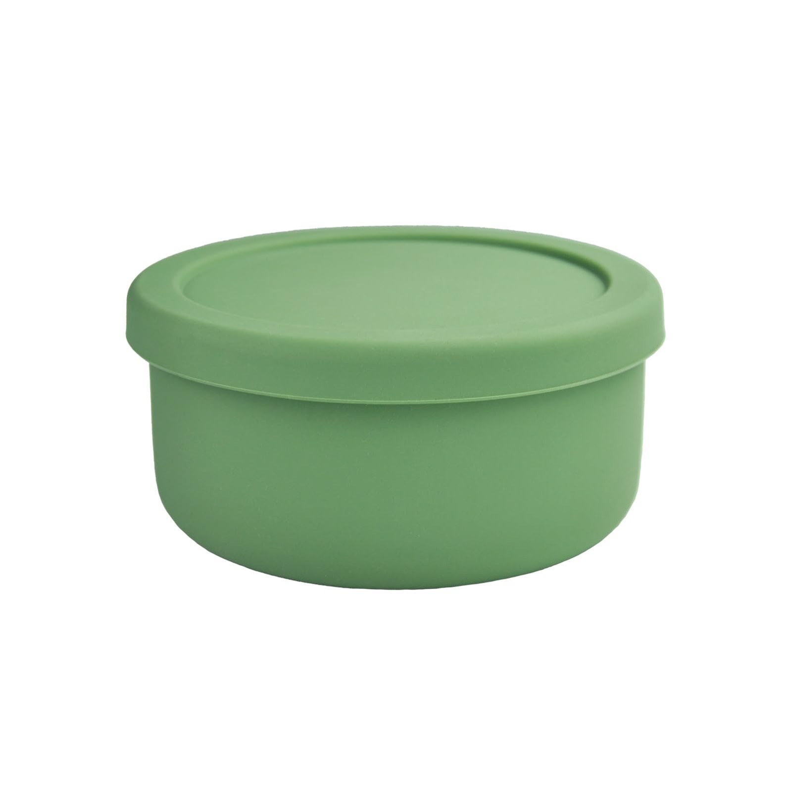 24oz Reusable Silicone Round Bowls with Lids 3 Pack Airtight for Meal Prep