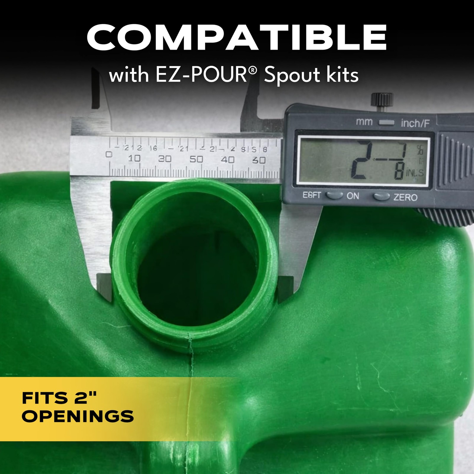 EZ-Pour Spout Kit A1 Adapter Set (Pack of 1), Universal Container Spout Replacem