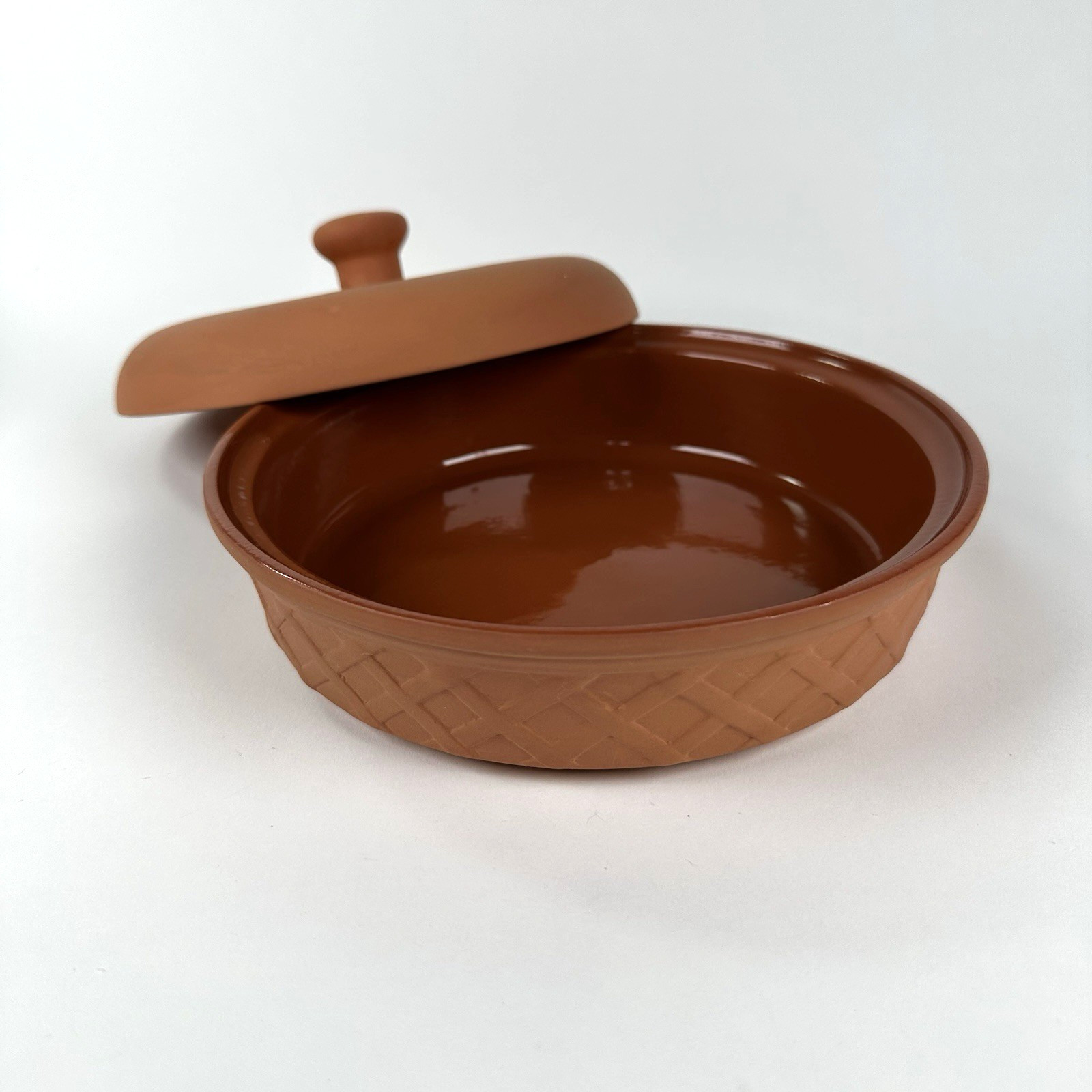 Fox Run Terra Cotta Tortilla Warmer Microwavable Glazed 6.5″ Interior Width 3943