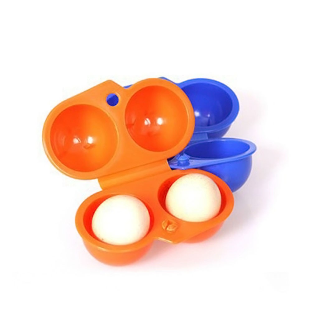 2 Pcs Egg Carton Camping Storage Holder Carrier with Lid Container