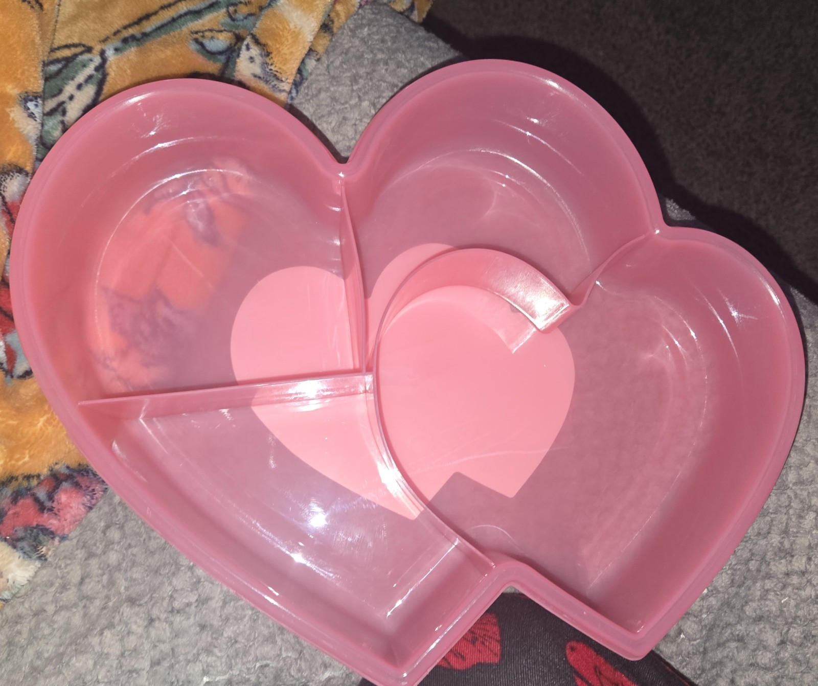 3 “Be Mine” heart-shaped snack box from the Cook with Color Valentine collection
