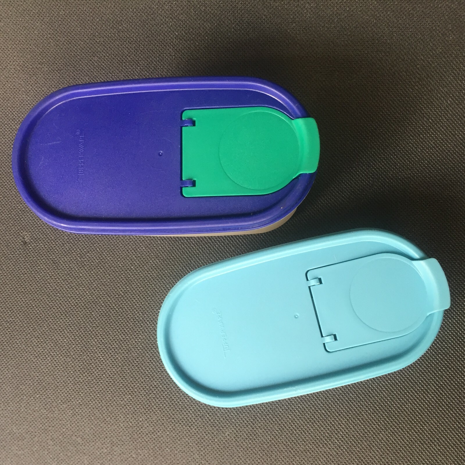 Tupperware VINTAGE OVAL Modular Mate 1 #1611 500ml, Modular Mate 2 #1612 1.1L