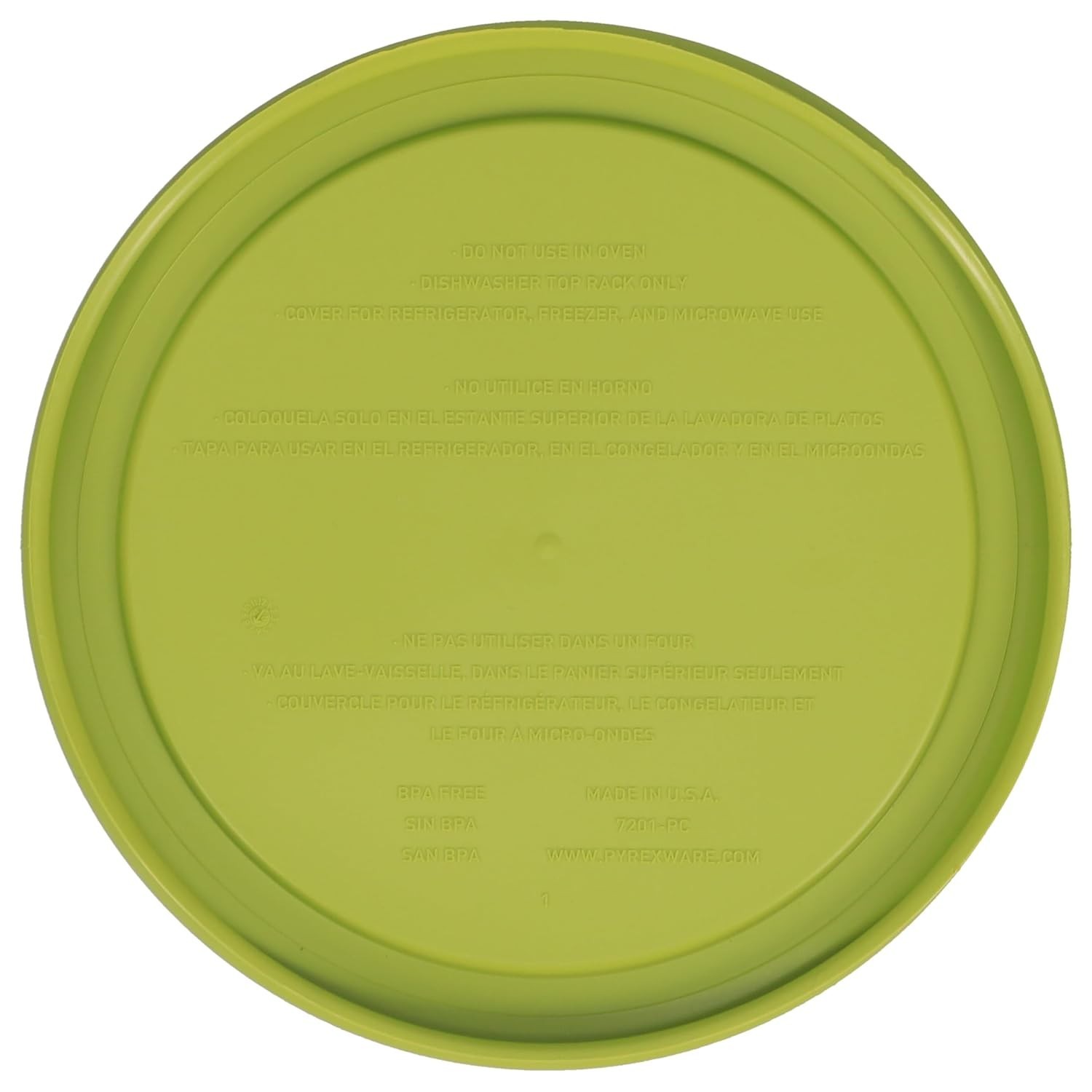 BPA-Free 4-Cup Food Storage Lids in Edamame Green – Microwave & Freezer Safe