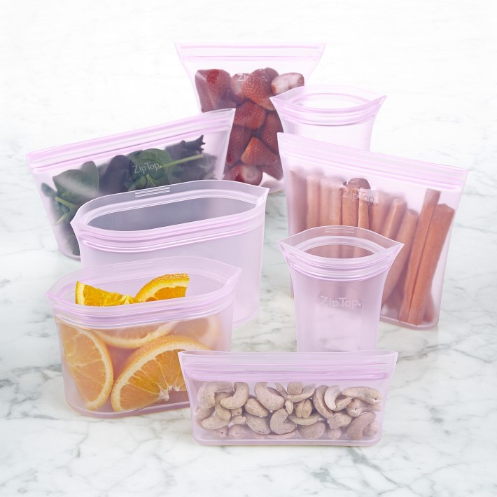 Zip Top 8-Piece Silicone Storage Set-Williams Sonoma|40882