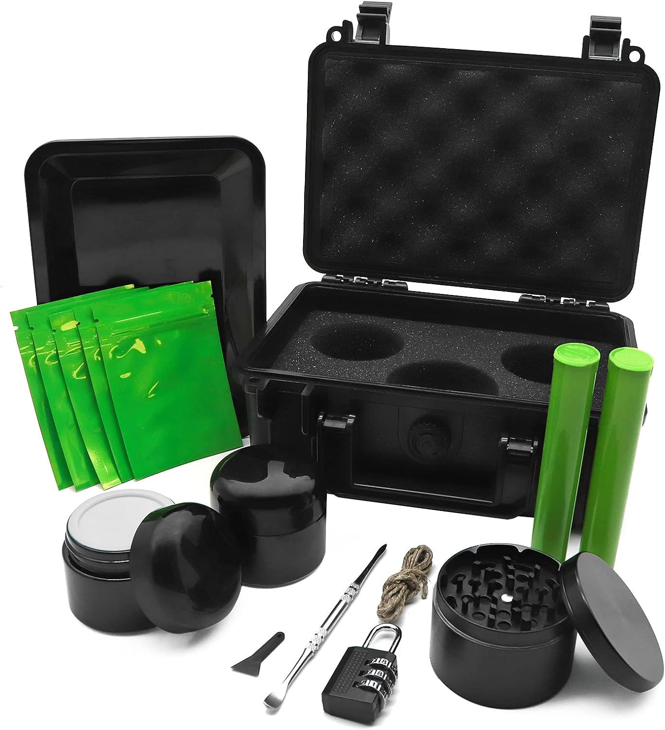 Smell Proof Storage Box – ABS Plastic Storage Container with Lock – Portable Wat