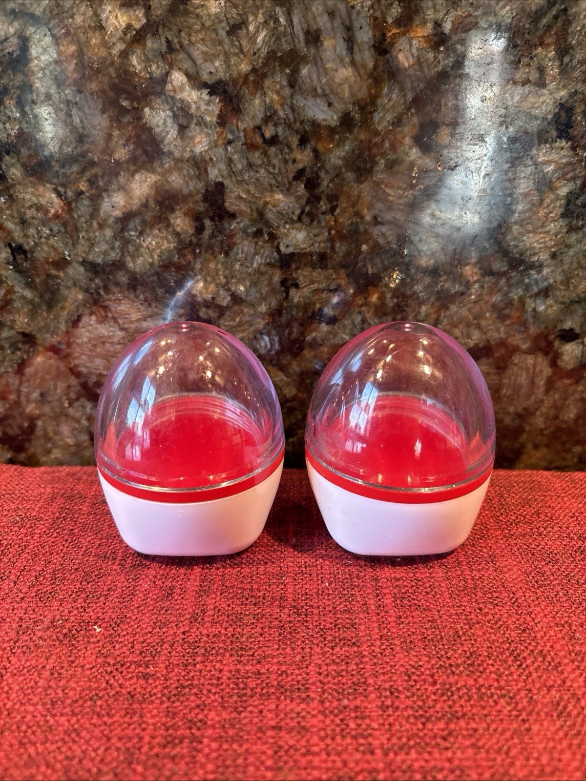 Egg Keeper Food Storage Container Clear Red Joje